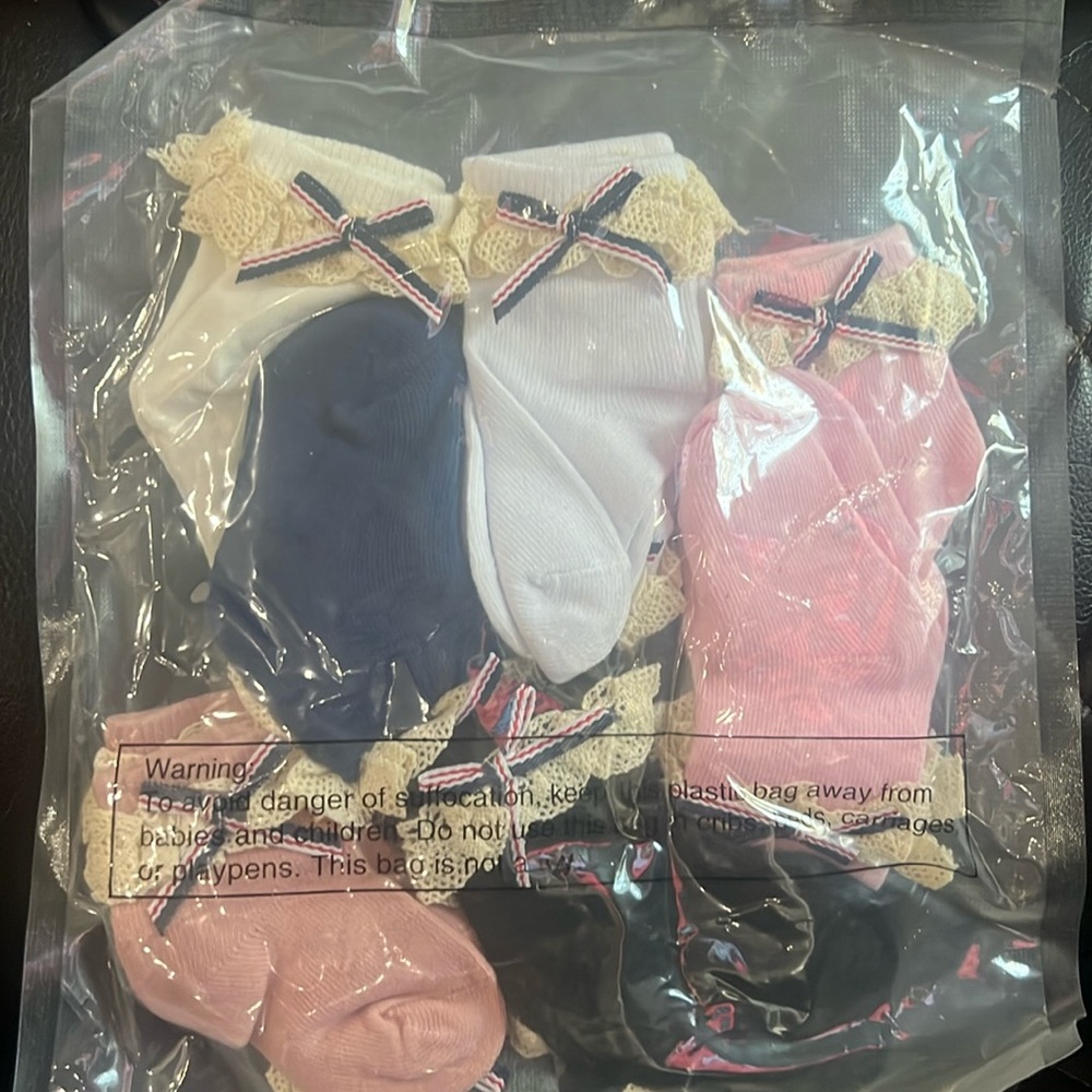 10 pairs baby girl socks 0-6 month